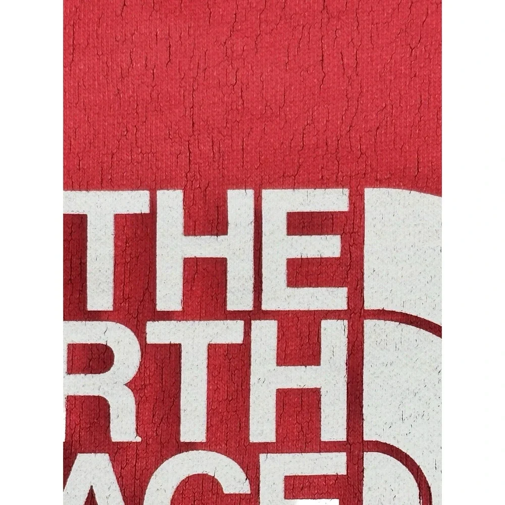 The North Face Box NSE‎ Pullover Hoodie Black Red Logo Men's Medium